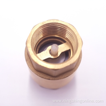 Brass vertical check valve